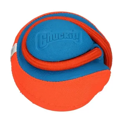 Chuckit Rope Fetch hondenbal met touw 13 cm – apporteren en trekken