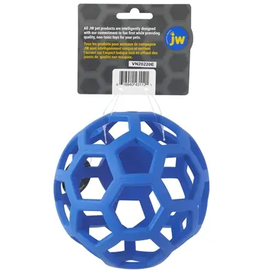 JW Hol-Ee Roller hondenbal L 14 cm – rubber, vulbaar met snacks, assorti - Afbeelding 5