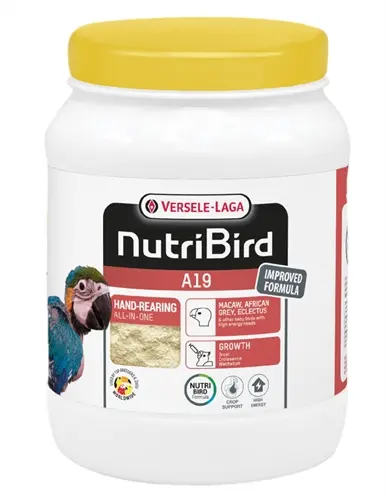 Nutribird A19 papegaaienvoer handopfok 800 g – volledig vogelvoer