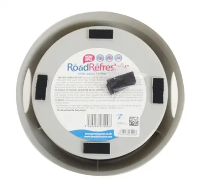 Road Refresher drinkbak voor onderweg grijs S 19 x 19 x 8,5 cm - Afbeelding 3