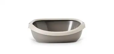 Savic kattenbak Happy Planet Gizmo mocca/warmgrijs 44 x 35,5 cm – met rand - Afbeelding 5