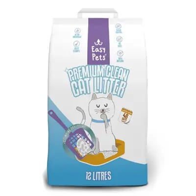 Easypets Premium Clean White Bentonite kattenbakvulling 12 liter