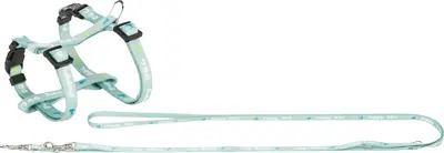 Trixie puppytuig Junior met riem mintgroen M-L 27-45 cm – riem 2 m - Afbeelding 3