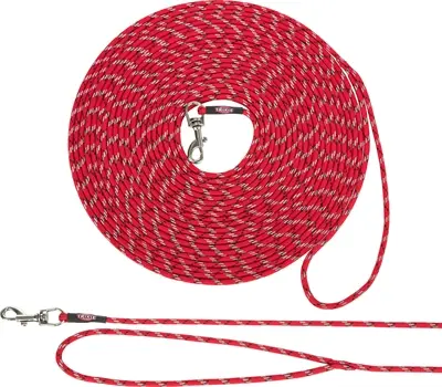 Trixie sleeplijn Junior voor pups rood 8 m – extra licht, XXS-XS - Afbeelding 2