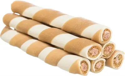 Trixie kauwrol gevuld met kip 10 cm – 100 stuks - Afbeelding 3