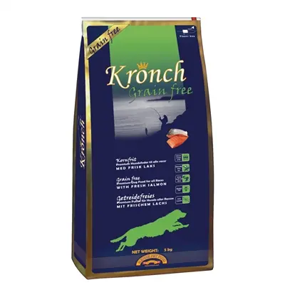 Kronch hondenvoer Adult graanvrij 5 kg – verse zalm en vis