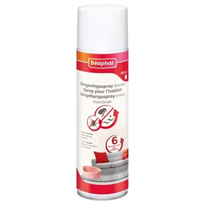 Beaphar omgevingsspray tegen vlooien, teken en muggen 500 ml – voor 70 m2