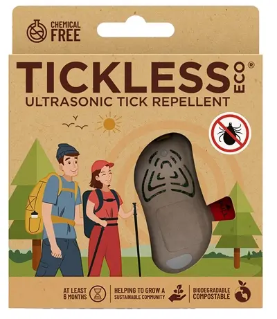 Tickless Eco tekenverjager voor mensen bruin – ultrasoon, zonder gifstoffen