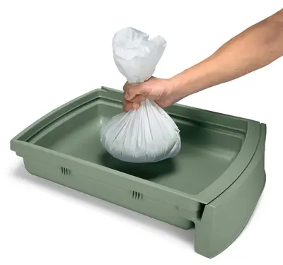 Imac kattenbak Zuma 2nd Life groen 56 x 40 x 42,5 cm – schuiflade - Afbeelding 4