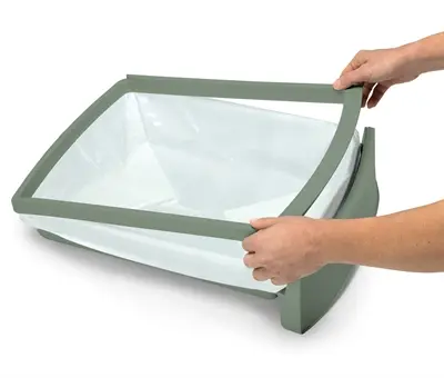 Imac kattenbak Zuma 2nd Life groen 56 x 40 x 42,5 cm – schuiflade - Afbeelding 6
