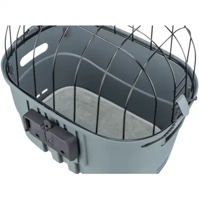 Trixie stuur-fietsmand kunststof grijs 42 x 30 x 39 cm – tot 5 kg - Afbeelding 11