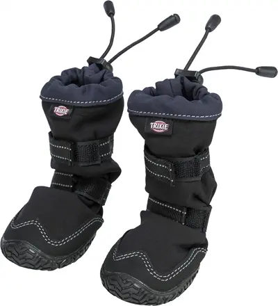 Trixie hondenschoenen Walker Active Long zwart XS-S – 2 stuks - Afbeelding 2