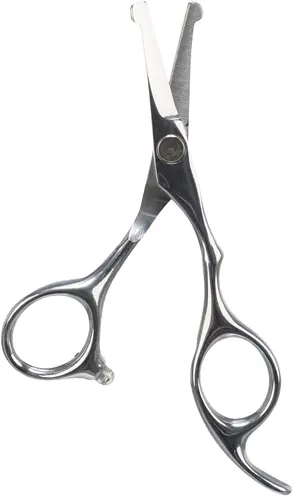 Trixie gezicht- en potenschaar RVS 13 cm – afgeronde punten