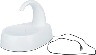 Trixie drinkfontein Curved Stream wit 2,6 liter – kunststof, met USB - Afbeelding 6