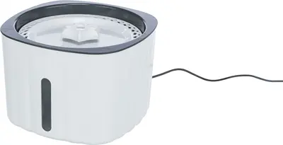 Trixie drinkfontein Flower wit/grijs 2 liter – kunststof, met USB - Afbeelding 7