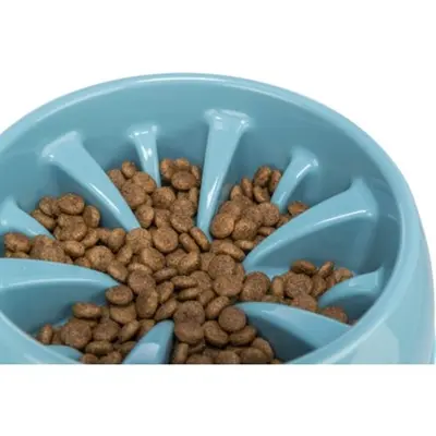 Trixie voerbak Slowfeeding kunststof/TPR assorti 16 cm – voor honden - Afbeelding 10