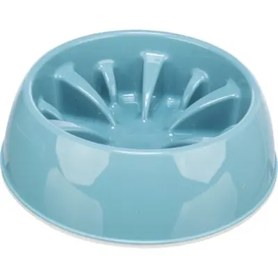 Trixie voerbak Slowfeeding kunststof/TPR assorti 20 cm – voor honden