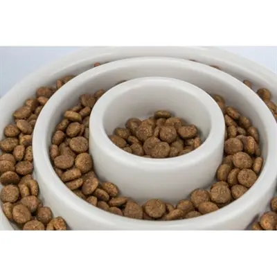 Trixie anti-schrokbak Slowfeeding 23 cm – kunststof, kleur assorti - Afbeelding 3