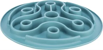 Trixie voermat Slowfeeding TPE blauw 28 x 28 cm – tegen schrokken - Afbeelding 4