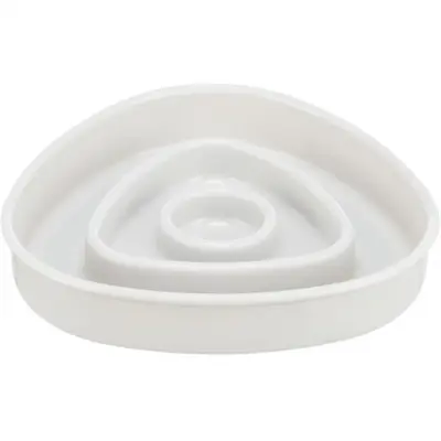 Trixie anti-schrokbak voor katten Slowfeeding grijs 15 x 15 cm