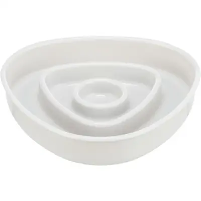 Trixie anti-schrokbak voor katten Slowfeeding grijs 15 x 15 cm - Afbeelding 2