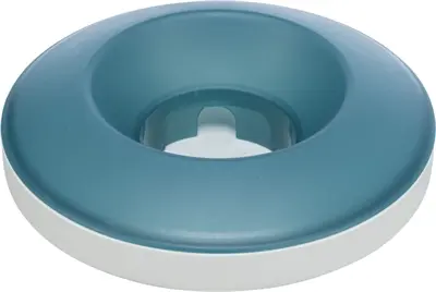 Trixie Slowfeeding Rocking Bowl 23 cm 500 ml – anti-schrokbak, grijs/blauw