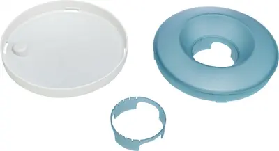 Trixie Slowfeeding Rocking Bowl 23 cm 500 ml – anti-schrokbak, grijs/blauw - Afbeelding 7