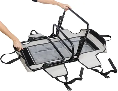 Trixie hondenligbed Stretcher grijs/zwart 99 x 60 x 19 cm – inklapbaar - Afbeelding 7