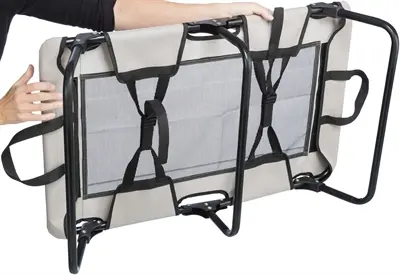 Trixie hondenligbed Stretcher grijs/zwart 99 x 60 x 19 cm – inklapbaar - Afbeelding 10