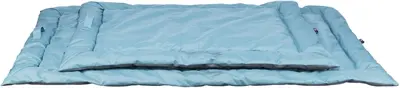 Trixie reisdeken Samoa Classic blauw/grijs 85 x 70 cm – waterafstotend - Afbeelding 6