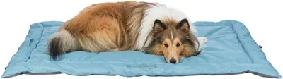 Trixie reisdeken Samoa Classic blauw/grijs 120 x 80 cm – waterafstotend - Afbeelding 2
