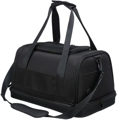 Trixie vliegtuigtas Plane zwart 44 x 28 x 25 cm – voor kat of kleine hond