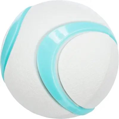 Trixie hondenbal TPR lime/blauw 6 cm – drijvend, zonder geluid, 3 stuks - Afbeelding 2