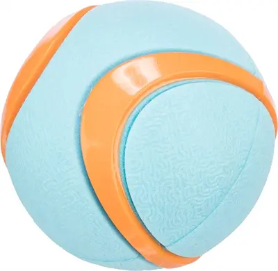 Trixie hondenbal TPR lime/blauw 6 cm – drijvend, zonder geluid, 3 stuks - Afbeelding 4