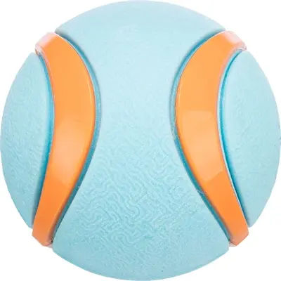 Trixie hondenbal TPR lime/blauw 6 cm – drijvend, zonder geluid, 3 stuks - Afbeelding 5