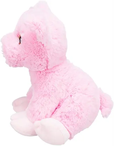 Trixie Be Eco varkentje Edison roze 24 cm – pluche hondenknuffel - Afbeelding 5