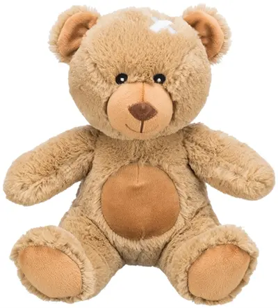 Trixie Be Eco hondenknuffel Teddy Eddy bruin/beige 23 cm – gerecycled