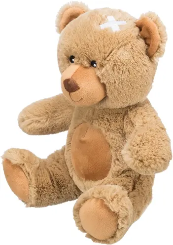 Trixie Be Eco hondenknuffel Teddy Eddy bruin/beige 23 cm – gerecycled - Afbeelding 2
