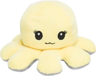 Trixie hondenknuffel octopus omkeerbaar grijs/geel 19 cm – met geluid
