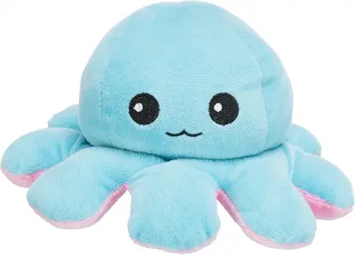 Trixie hondenknuffel octopus omkeerbaar grijs/geel 19 cm – met geluid - Afbeelding 5