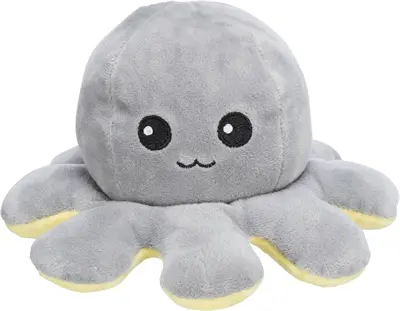 Trixie hondenknuffel octopus omkeerbaar grijs/geel 19 cm – met geluid - Afbeelding 8