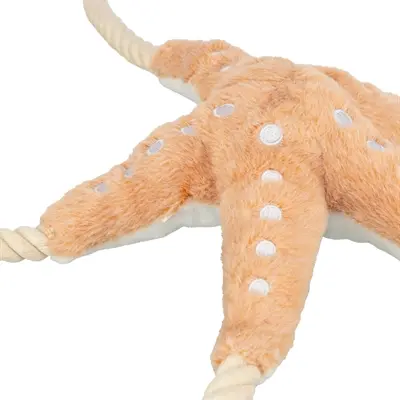 Trixie Be Nordic zeester Jane beige 32 cm – pluche met touw, geluidloos - Afbeelding 5
