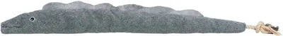 Trixie Be Nordic hondenknuffel aal Karl grijs 75 cm – katoen met touw
