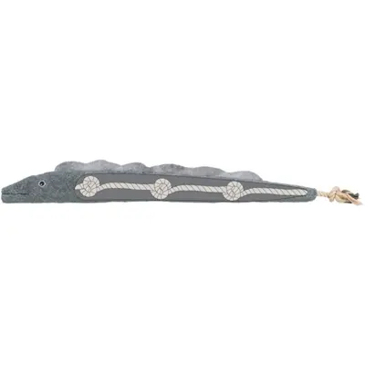 Trixie Be Nordic hondenknuffel aal Karl grijs 94 cm – katoen met touw - Afbeelding 4