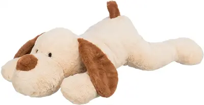 Trixie knuffelhond Benny pluche beige/bruin 75 cm – extra groot
