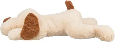 Trixie knuffelhond Benny pluche beige/bruin 75 cm – extra groot - Afbeelding 7
