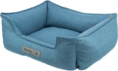 Trixie hondenmand Talis hoekig blauw 60 x 50 cm – geweven stof - Afbeelding 2