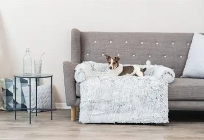 Trixie Sofa Bed Harvey hondenmand wit/zwart 70 x 90 cm – meubelbeschermer - Afbeelding 7