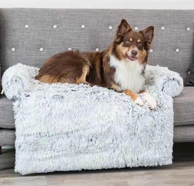 Trixie Sofa Bed Harvey hondenmand wit/zwart 90 x 90 cm – meubelbeschermer - Afbeelding 7