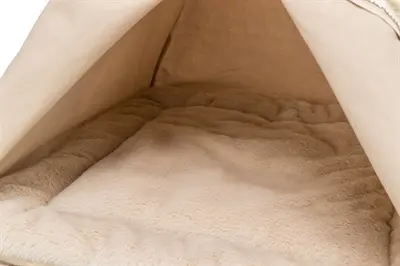 Trixie kattenmand tipi Boho beige 55 x 55 x 65 cm – ook voor kleine honden - Afbeelding 11